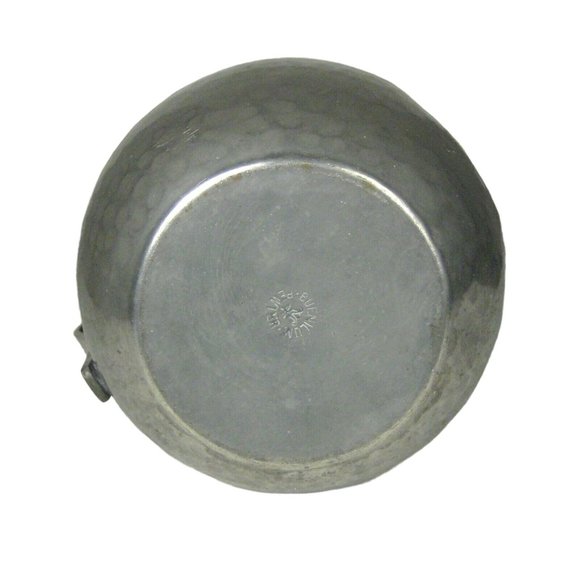 Buenilum Pewter Pitcher Flower Handle 8.25 inches Metal Home Decor DENTS - Picture 9 of 10